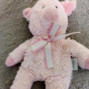 Bean bag pink pig stuffed animal